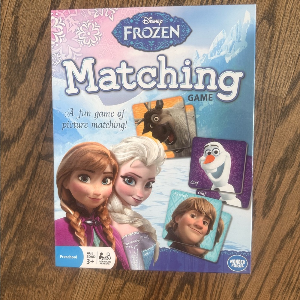 Disney Frozen Matching Game - Like New